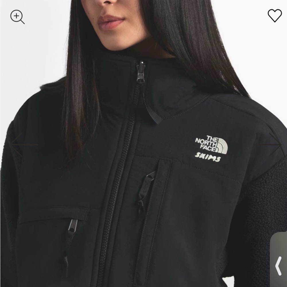 The Northface x Skims 1995 Denali Fleece Jacket in Onyx Size Medium NWOT - Picture 3 of 5